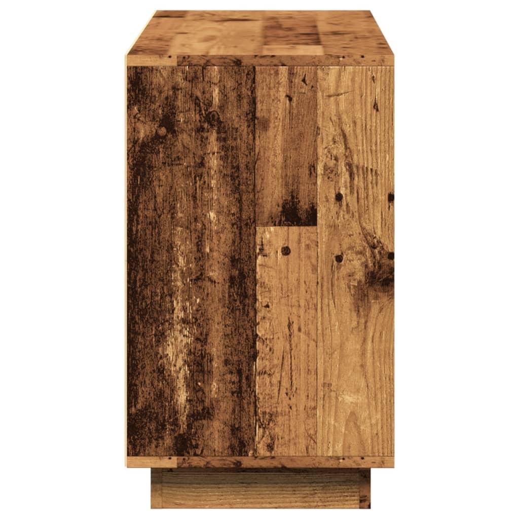 VidaXL Dressoir 102x35x60 cm bewerkt hout oud houtkleurig