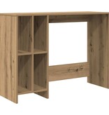 VidaXL Bureau 102,5x35x75 cm bewerkt hout artisanaal eikenkleur