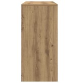 VidaXL Bureau 102,5x35x75 cm bewerkt hout artisanaal eikenkleur