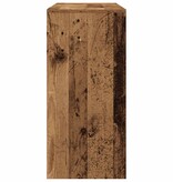 VidaXL Bureau 102,5x35x75 cm bewerkt hout oud houtkleurig