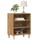 VidaXL Dressoir 57x35x75 cm bewerkt hout artisanaal eikenkleurig