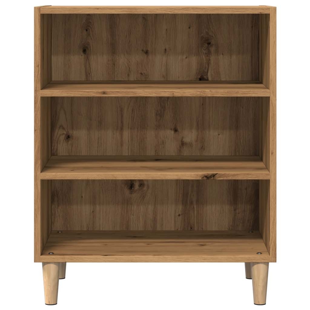 VidaXL Dressoir 57x35x75 cm bewerkt hout artisanaal eikenkleurig