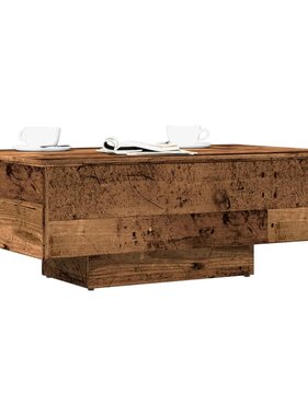 VidaXL Salontafel 85x55x31 cm bewerkt hout oud houtkleurig