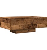 VidaXL Salontafel 85x55x31 cm bewerkt hout oud houtkleurig