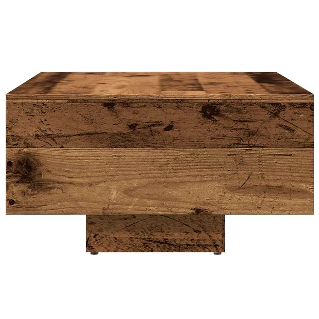 VidaXL Salontafel 85x55x31 cm bewerkt hout oud houtkleurig