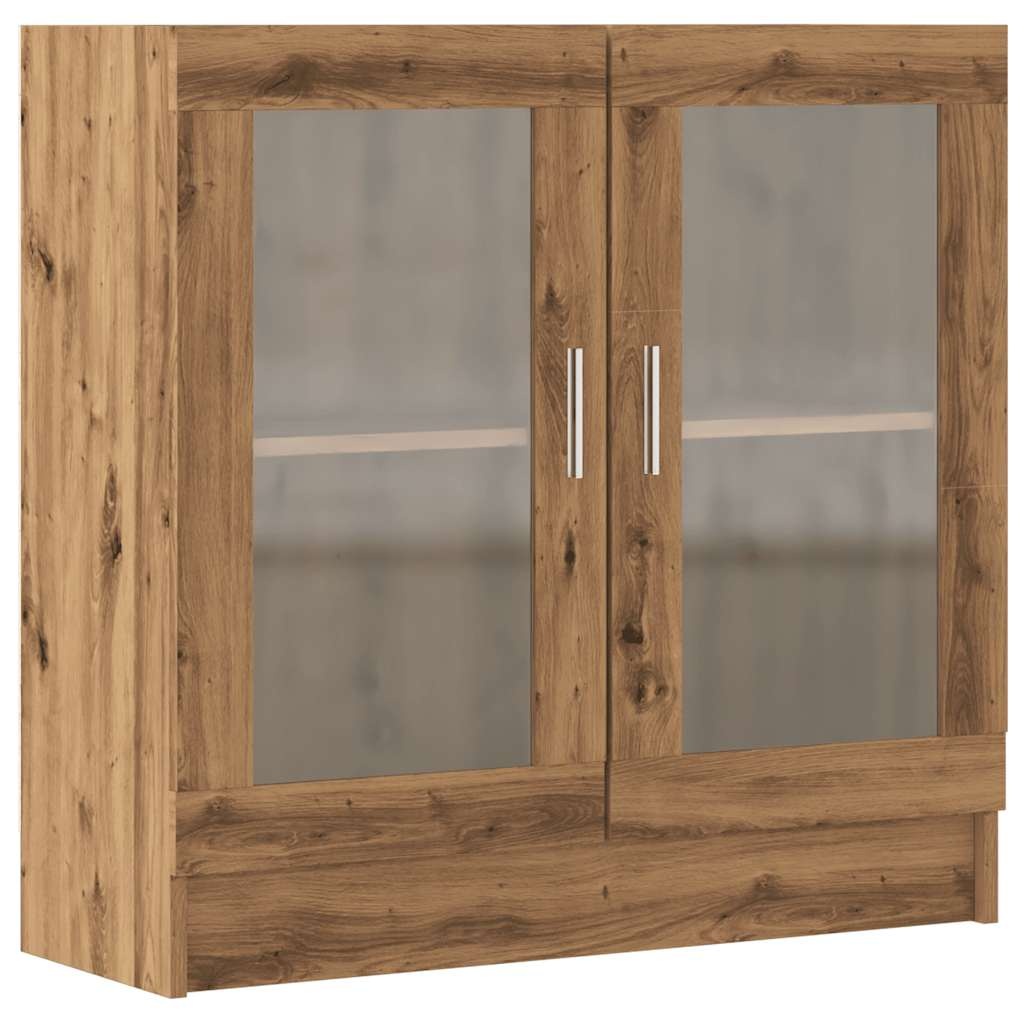 VidaXL Boekenkast 82,5x30,5x80 cm bewerkt hout artisanaal eikenkleurig