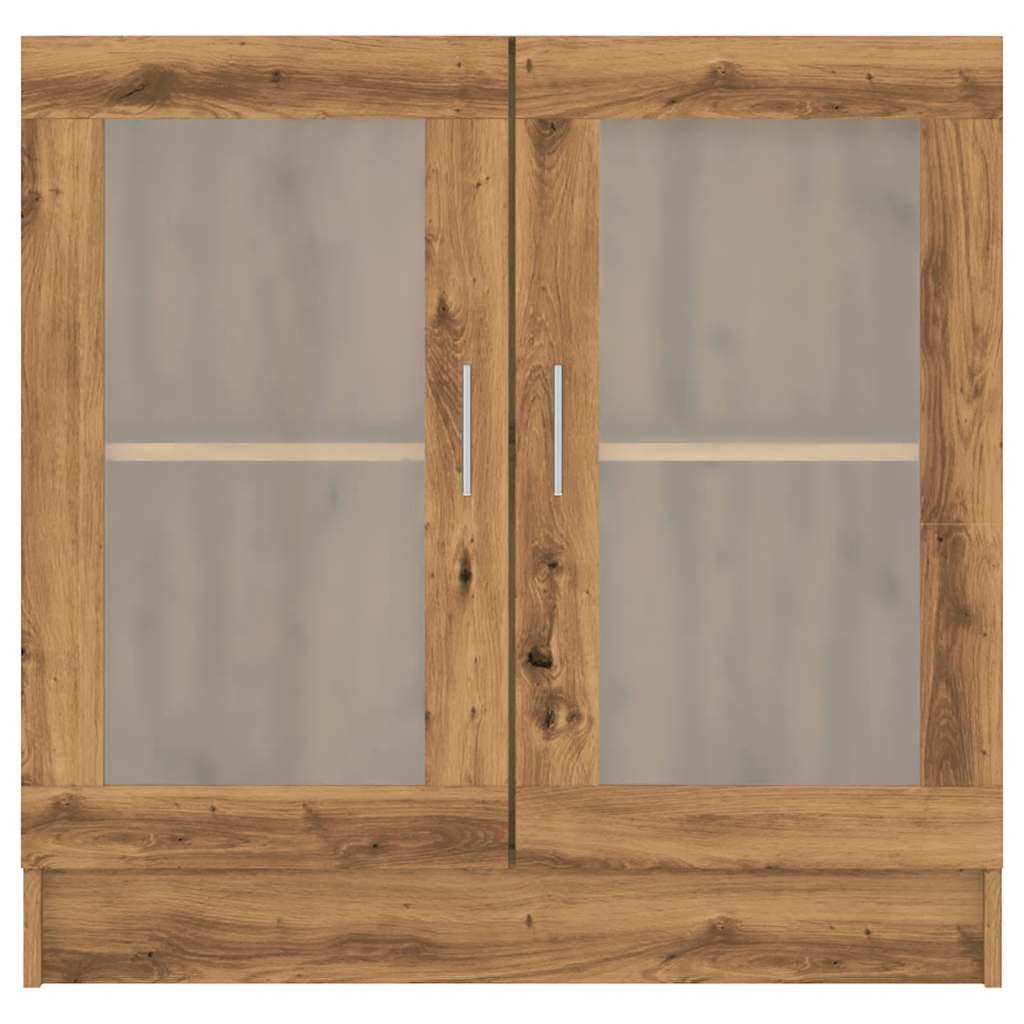 VidaXL Boekenkast 82,5x30,5x80 cm bewerkt hout artisanaal eikenkleurig