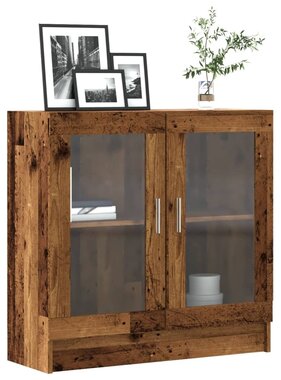 VidaXL Boekenkast 82,5x30,5x80 cm bewerkt hout oud houtkleurig