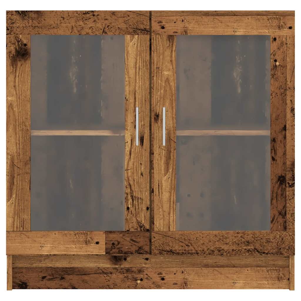 VidaXL Boekenkast 82,5x30,5x80 cm bewerkt hout oud houtkleurig