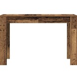 VidaXL Eettafel 120x60x76 cm bewerkt hout oud houtkleurig