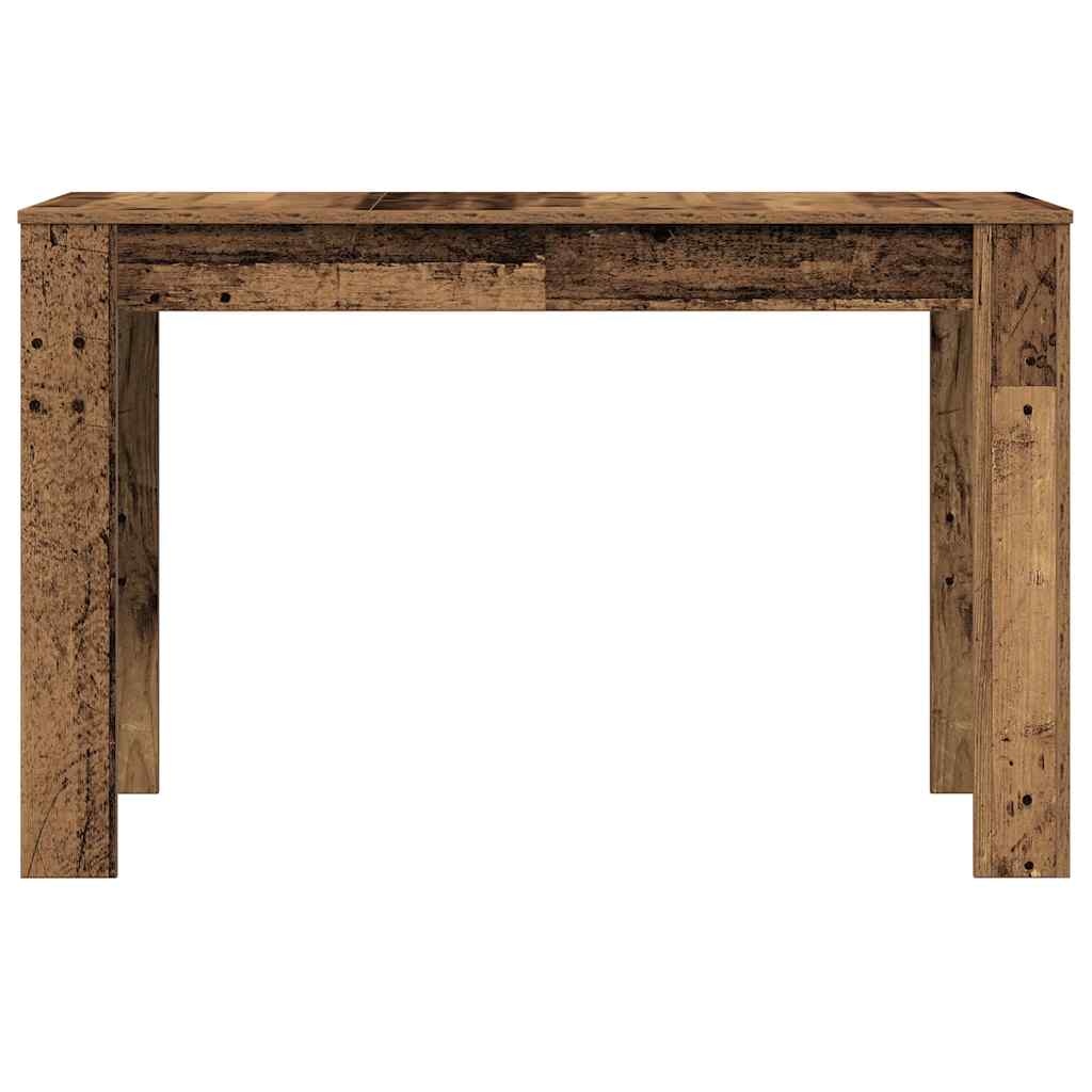 VidaXL Eettafel 120x60x76 cm bewerkt hout oud houtkleurig