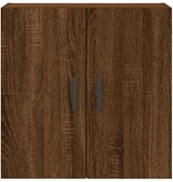 VidaXL Wandkast 60x31x60 cm bewerkt hout bruin eikenkleur