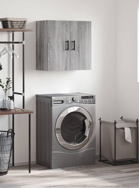 VidaXL Wandkast 60x31x60 cm bewerkt hout grijs sonoma eikenkleurig