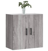 VidaXL Wandkast 60x31x60 cm bewerkt hout grijs sonoma eikenkleurig