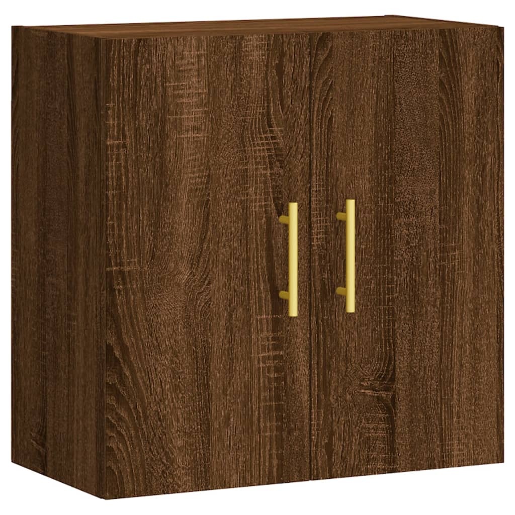 VidaXL Wandkast 60x31x60 cm bewerkt hout bruin eikenkleur