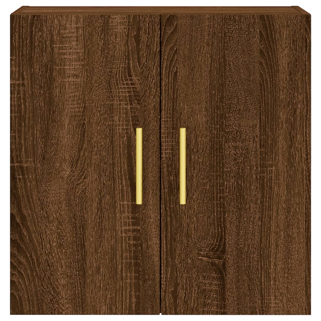VidaXL Wandkast 60x31x60 cm bewerkt hout bruin eikenkleur