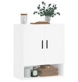 VidaXL Wandkast 60x31x70 cm bewerkt hout wit
