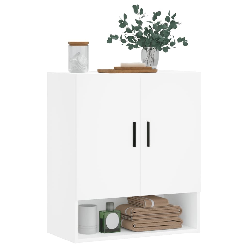 VidaXL Wandkast 60x31x70 cm bewerkt hout wit