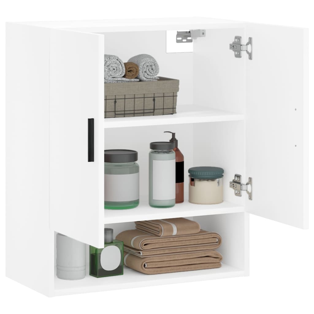 VidaXL Wandkast 60x31x70 cm bewerkt hout wit