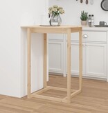 VidaXL Bartafel 80x80x110 cm massief grenenhout