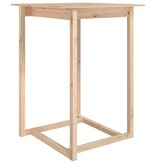 VidaXL Bartafel 80x80x110 cm massief grenenhout