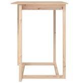 VidaXL Bartafel 80x80x110 cm massief grenenhout