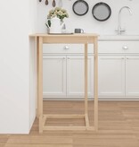 VidaXL Bartafel 80x80x110 cm massief grenenhout