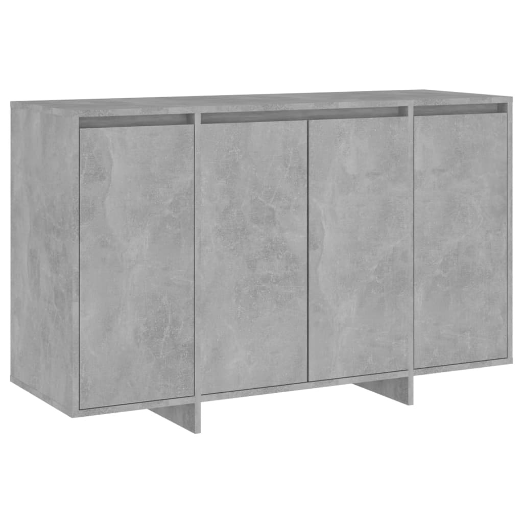 VidaXL Dressoir 120x41x75 cm bewerkt hout betongrijs