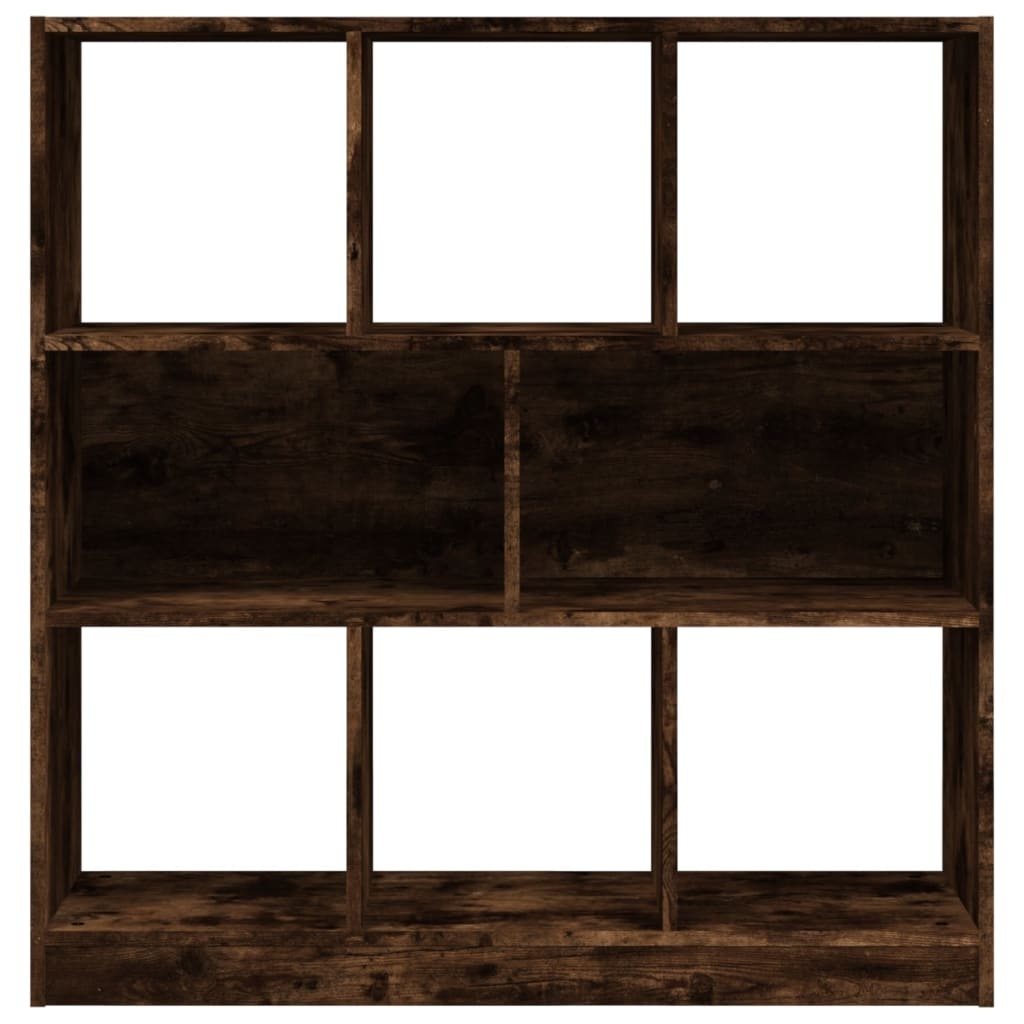 VidaXL Boekenkast 97,5x29,5x100 cm bewerkt hout gerookt eikenkleurig