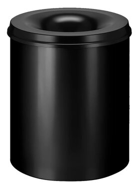 VidaXL Prullenbak zelfdovend 80 L zwart