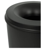 VidaXL Prullenbak zelfdovend 80 L zwart