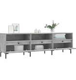 VidaXL Tv-meubel 150x30x44,5 cm bewerkt hout betongrijs