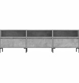 VidaXL Tv-meubel 150x30x44,5 cm bewerkt hout betongrijs