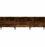 VidaXL Tv-meubel 150x30x44,5 cm bewerkt hout gerookt eikenkleurig