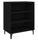 VidaXL Dressoir 57x35x70 cm bewerkt hout zwart