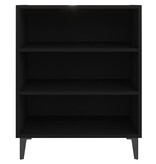 VidaXL Dressoir 57x35x70 cm bewerkt hout zwart