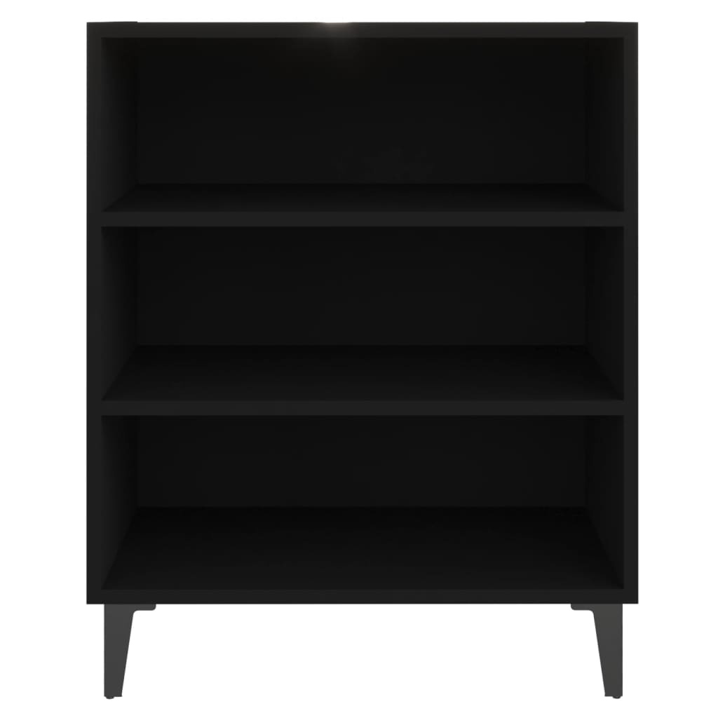 VidaXL Dressoir 57x35x70 cm bewerkt hout zwart