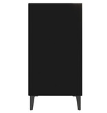 VidaXL Dressoir 57x35x70 cm bewerkt hout zwart