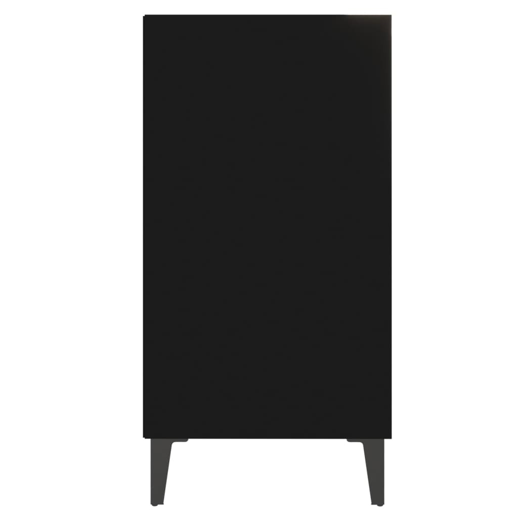 VidaXL Dressoir 57x35x70 cm bewerkt hout zwart