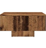 VidaXL Salontafel 60x60x31,5 cm bewerkt hout oud houtkleurig