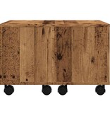 VidaXL Salontafel 60x60x38 cm bewerkt hout oud houtkleurig
