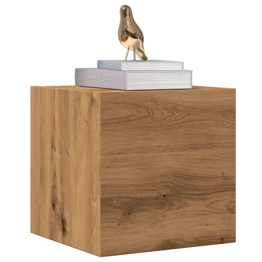 VidaXL Tv-wandmeubelen 2 st 30,5x30x30 cm artisanaal eikenkleurig