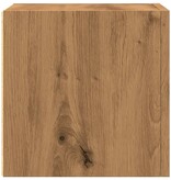 VidaXL Tv-wandmeubelen 2 st 30,5x30x30 cm artisanaal eikenkleurig