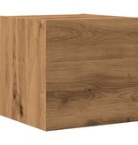 VidaXL Tv-wandmeubel 30,5x30x30 cm artisanaal eikenkleurig