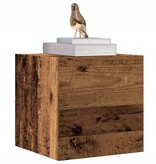 VidaXL Tv-wandmeubelen 2 st 30,5x30x30 cm oud houtkleurig
