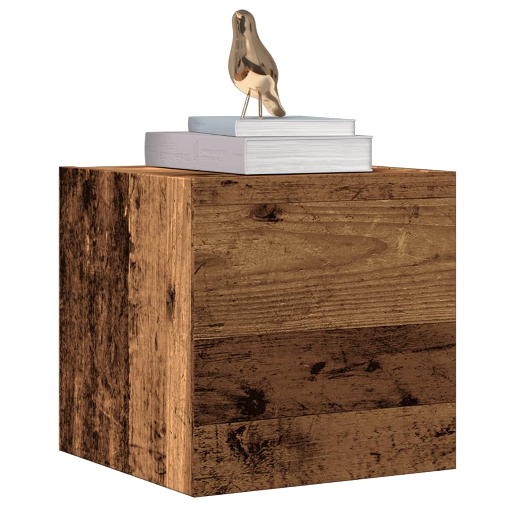 VidaXL Tv-wandmeubel 30,5x30x30 cm oud houtkleurig