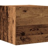 VidaXL Tv-wandmeubel 30,5x30x30 cm oud houtkleurig