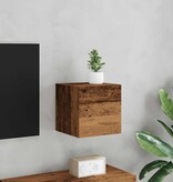 VidaXL Tv-wandmeubel 30,5x30x30 cm oud houtkleurig