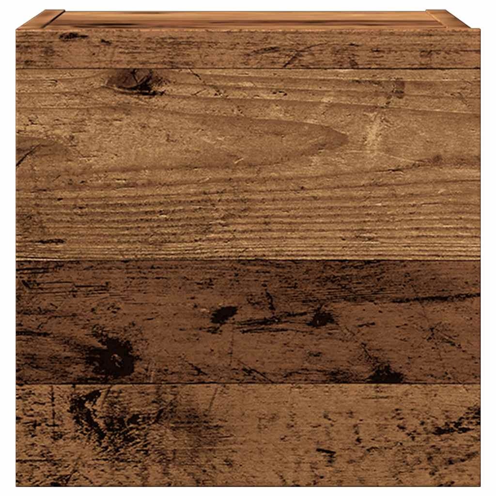 VidaXL Tv-wandmeubel 30,5x30x30 cm oud houtkleurig