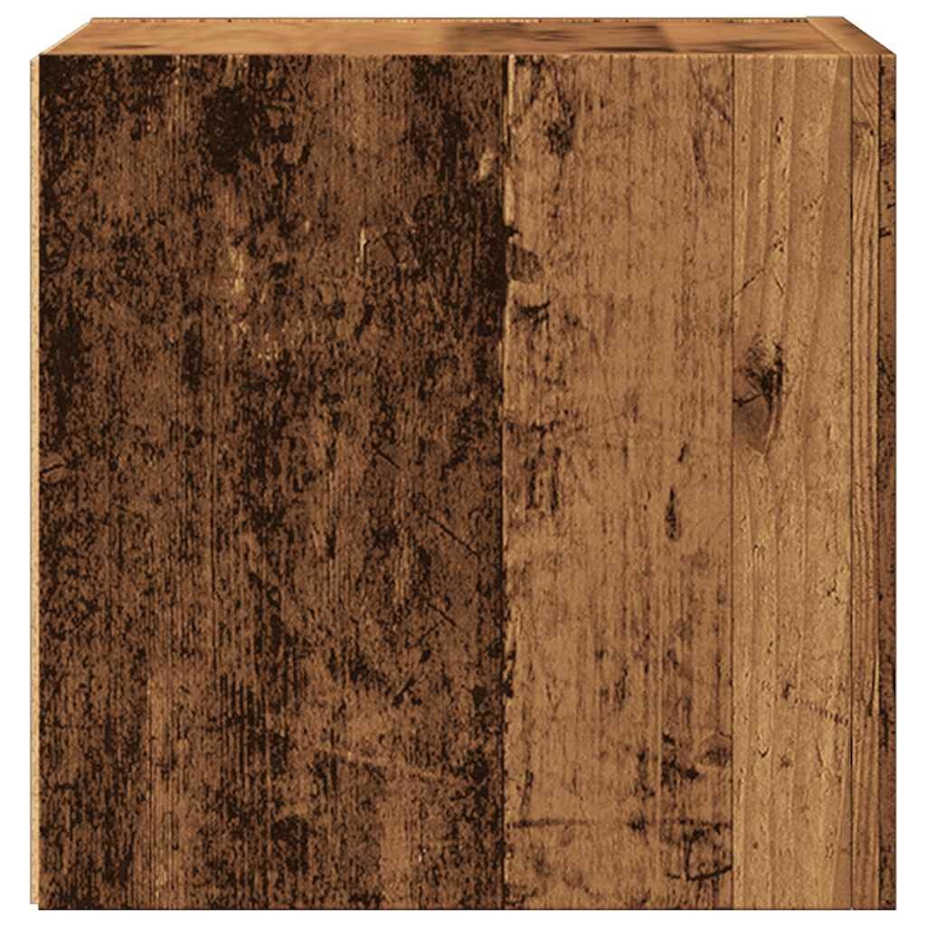 VidaXL Tv-wandmeubel 30,5x30x30 cm oud houtkleurig